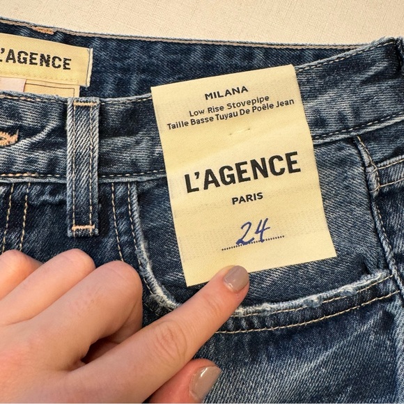 L’Agence Milana Slouchy Stovepipe Jean - Picture 5 of 5